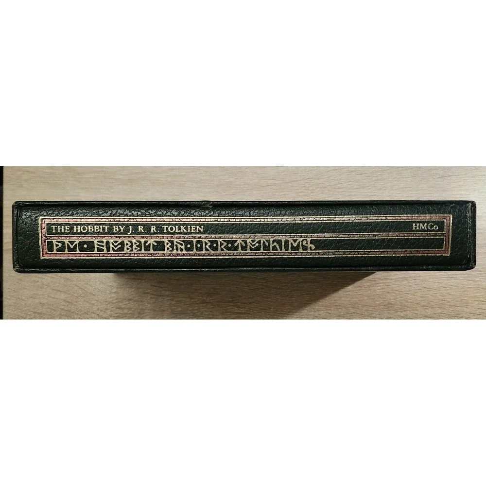 The Hobbit by JRR Tolkien Collectors Edition First Printing Hardcover Spin Damgd
